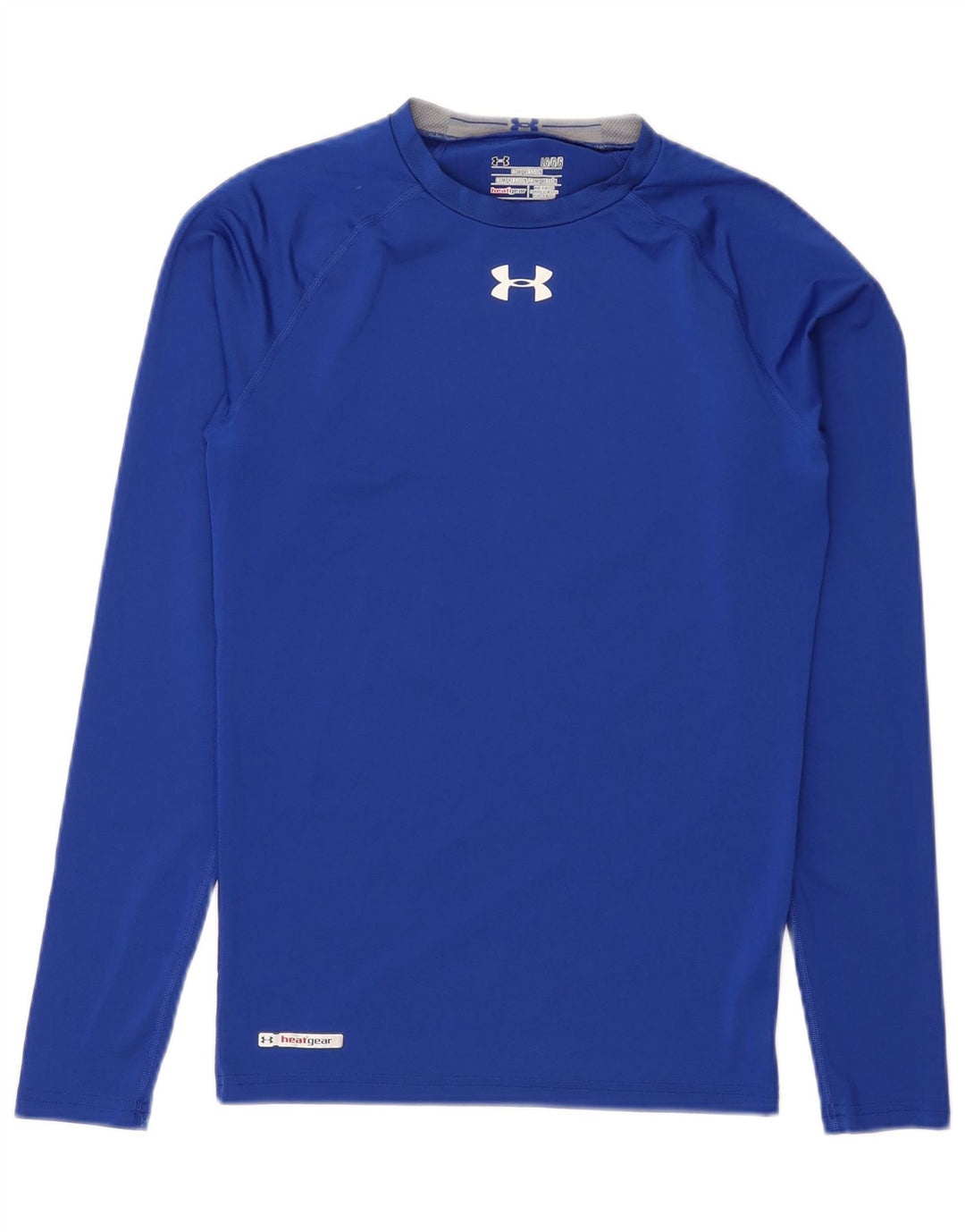 Under Armour pentru bărbați Heat Gear Graphic Top cu mânecă lungă, mare, albastru, poliester