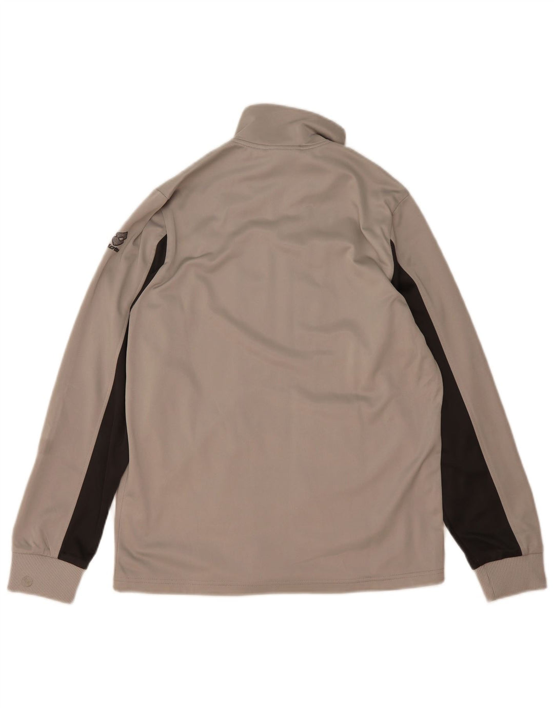 Jachetă de trening pentru bărbați Lotto, mare, gri, poliester color bloc