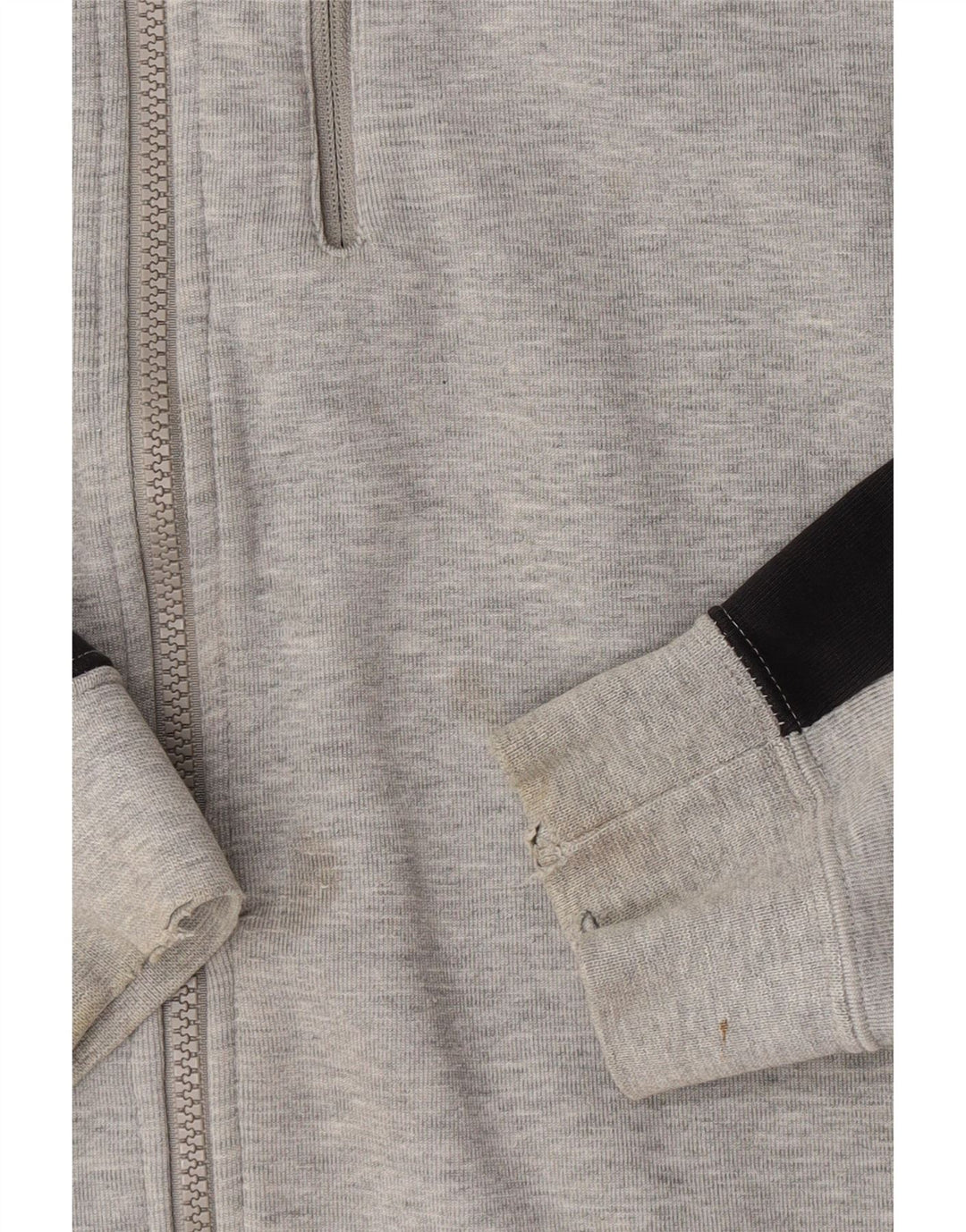 Pulover Nike pentru bărbați, cu fermoar, din bumbac color bloc, gri mediu