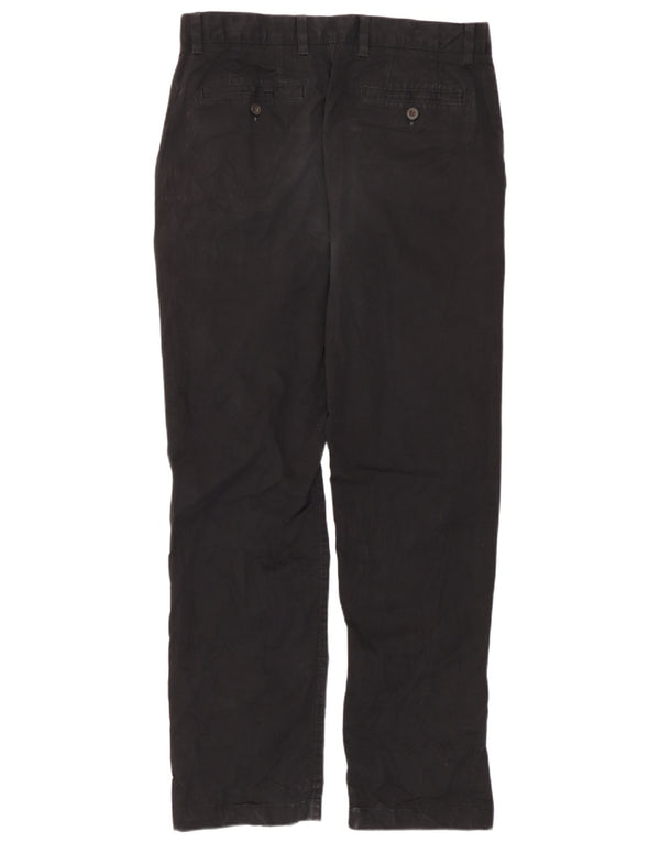 Pantaloni chino drepți pentru bărbați John Lewis W32 L29 bumbac negru