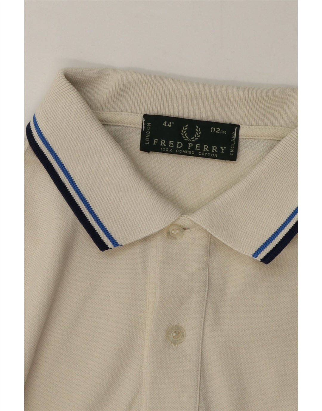 Cămașă polo Fred Perry pentru bărbați, bumbac cu dungi albe medii