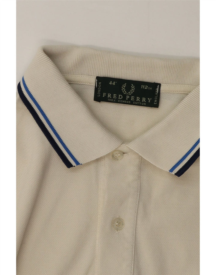 Cămașă polo Fred Perry pentru bărbați, bumbac cu dungi albe medii