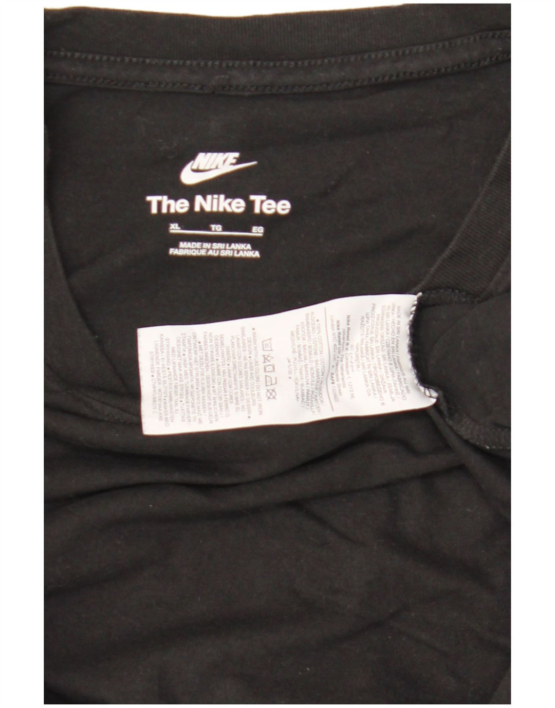 Tricou pentru bărbați Nike Top XL Bumbac negru