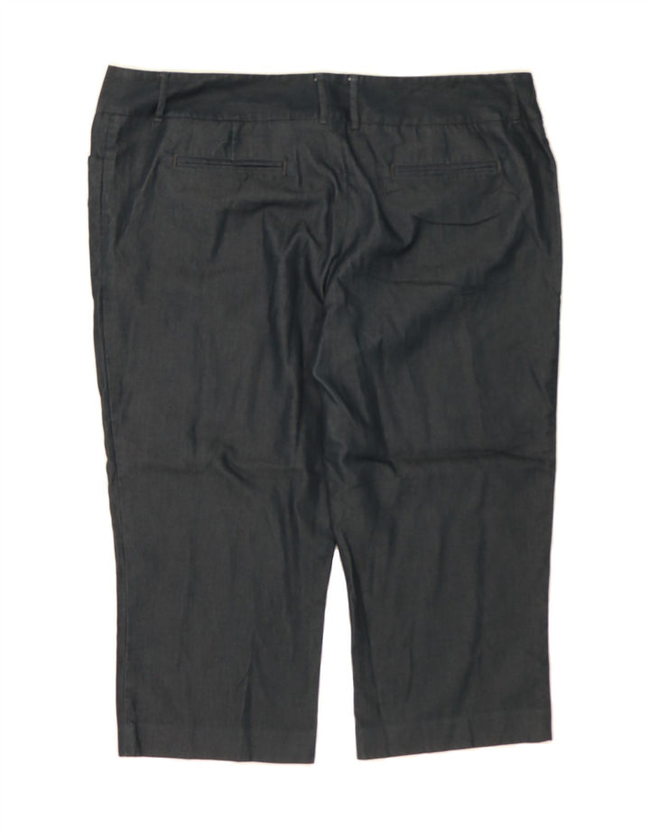 MOSSIMO Womens Capri Trousers US 18 2XL  W40 L21 Black Cotton Vintage Mossimo and Second-Hand Mossimo from Messina Hembry 
