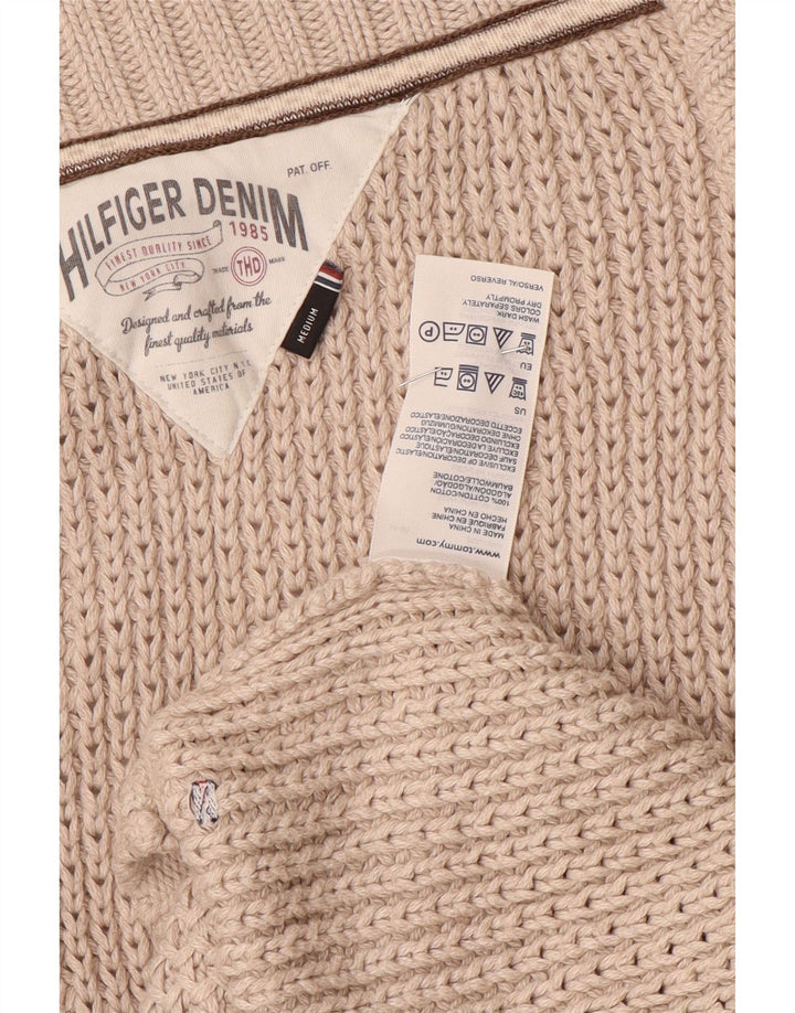 Pulover cardigan cu mânecă scurtă pentru femei Tommy Hilfiger UK 14 gri mediu