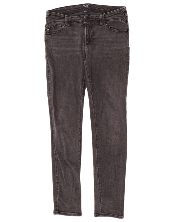 Blugi skinny pentru femei Orchid Armani W29 L30 bumbac gri