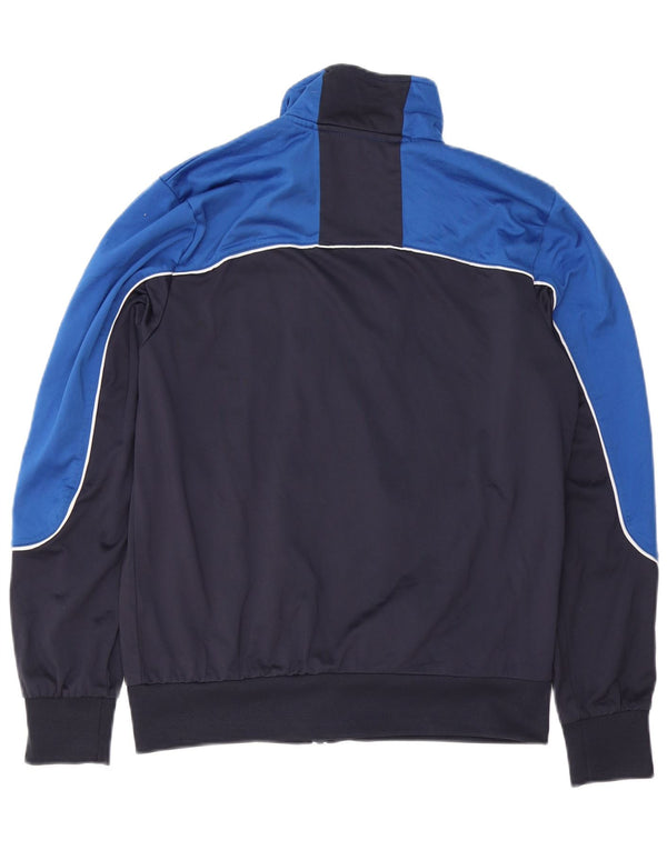LOTTO Mens Tracksuit Top Jacket XS Navy Blue Colourblock