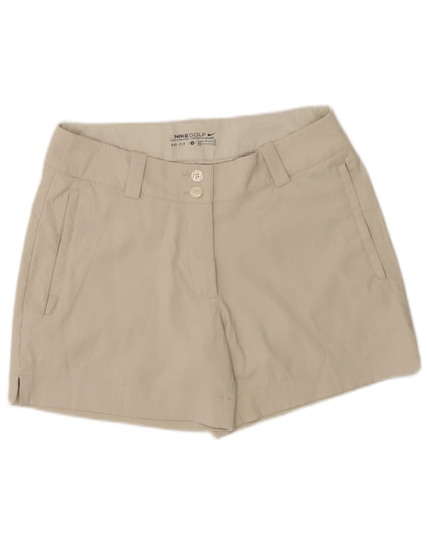 Pantaloni scurți chino Dri Fit Nike pentru bărbați UK 8 Small W30 poliester bej