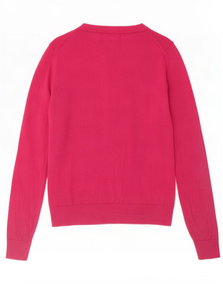 Pulover cardigan pentru femei Marks & Spencer UK 12 Lână roz mediu