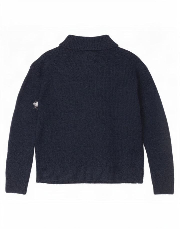 Pulover cu gât țestoasă pentru femei Marks & Spencer UK 10 Mic bleumarin