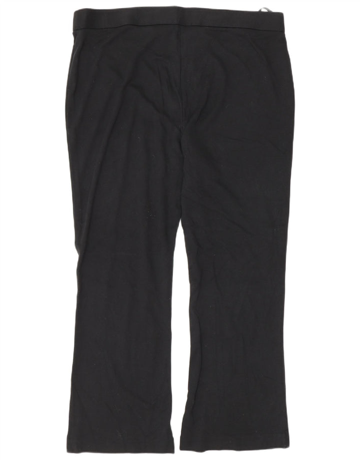 Pantaloni de trening pentru femei Marks & Spencer UK 20 2XL Viscoză neagră