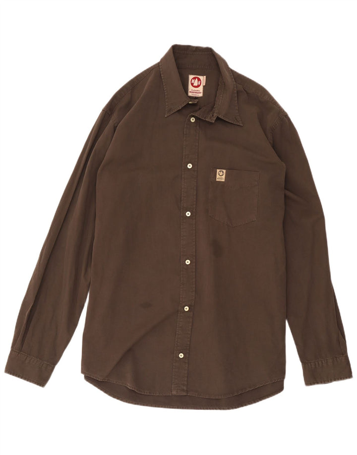 Cămașă Murphy & Nye pentru bărbați Sailmakers Regular Fit 3XL, bumbac maro