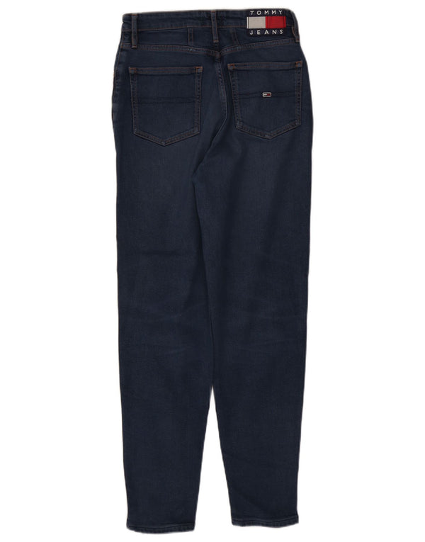Blugi conici pentru femei cu talie înaltă Tommy Hilfiger L28 L27 bumbac bleumarin
