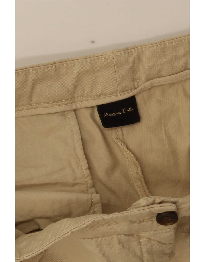 Pantaloni chino slim pentru femei Massimo Dutti L34 L26 bej