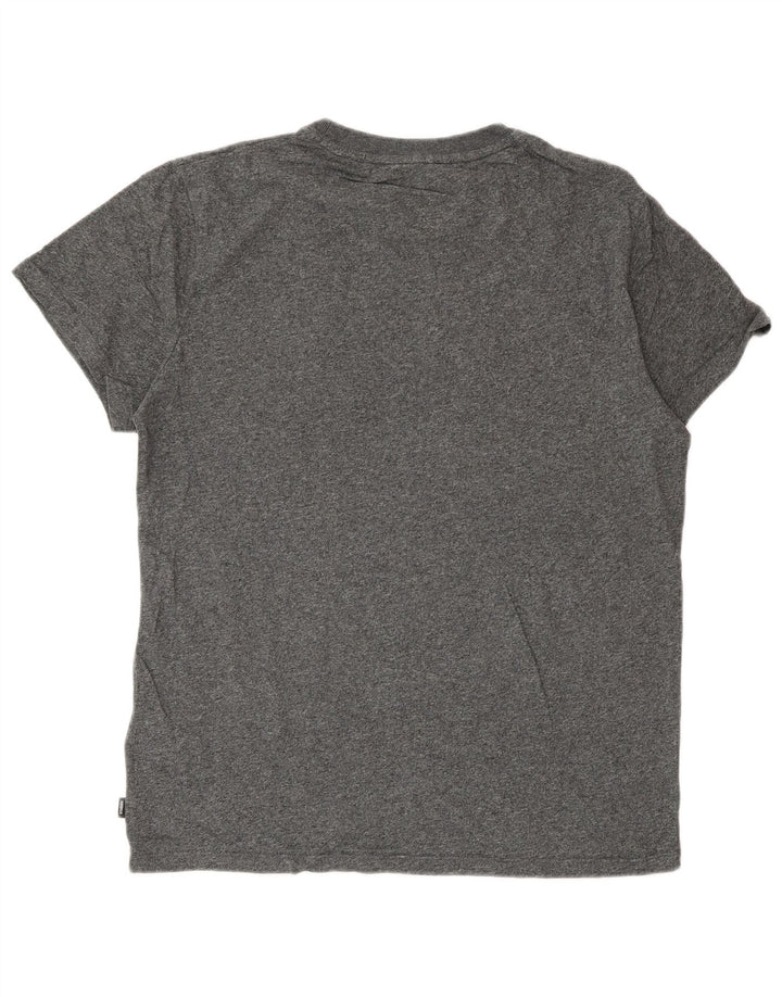 Tricou pentru bărbați Superdry Top din bumbac gri mediu
