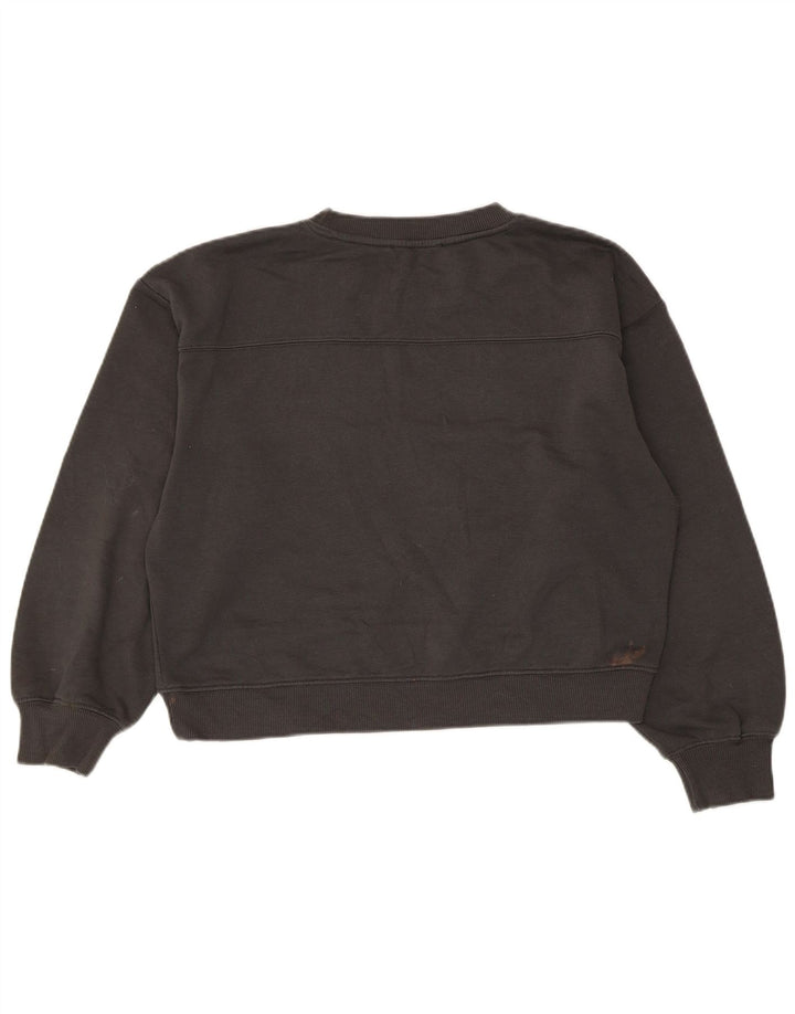 Pulover crop pentru femei Zara UK 14 Poliester mediu gri