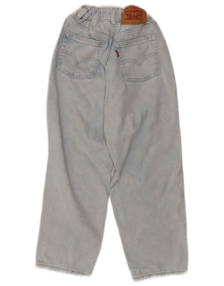 Blugi conici pentru fete LEVI'S 7-8 ani L24 L23 Albastru