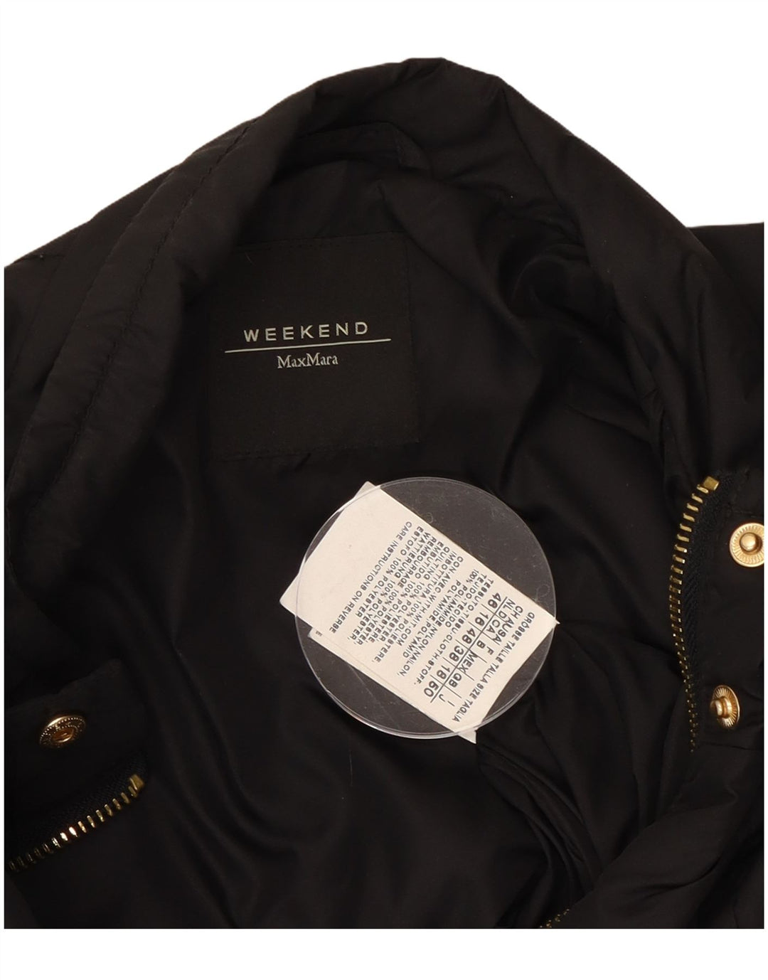 Jachetă de weekend pentru femei Max Mara UK 18 XL Poliamidă neagră
