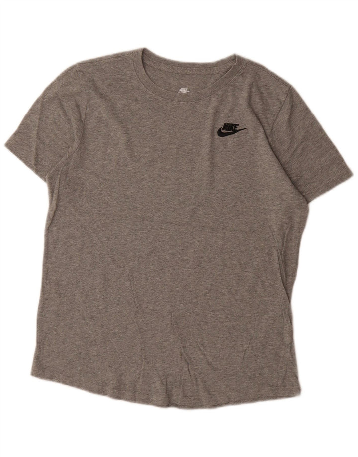 Tricou pentru bărbați Nike Top mic, gri, pete din bumbac