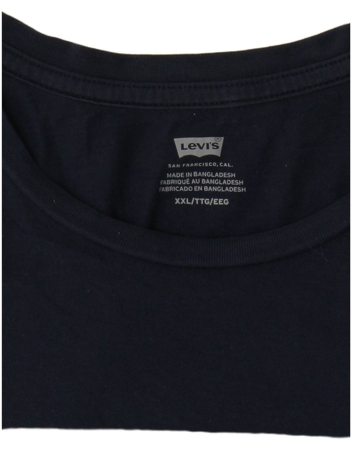 Tricou grafic pentru bărbați Levi's Top 2XL bleumarin