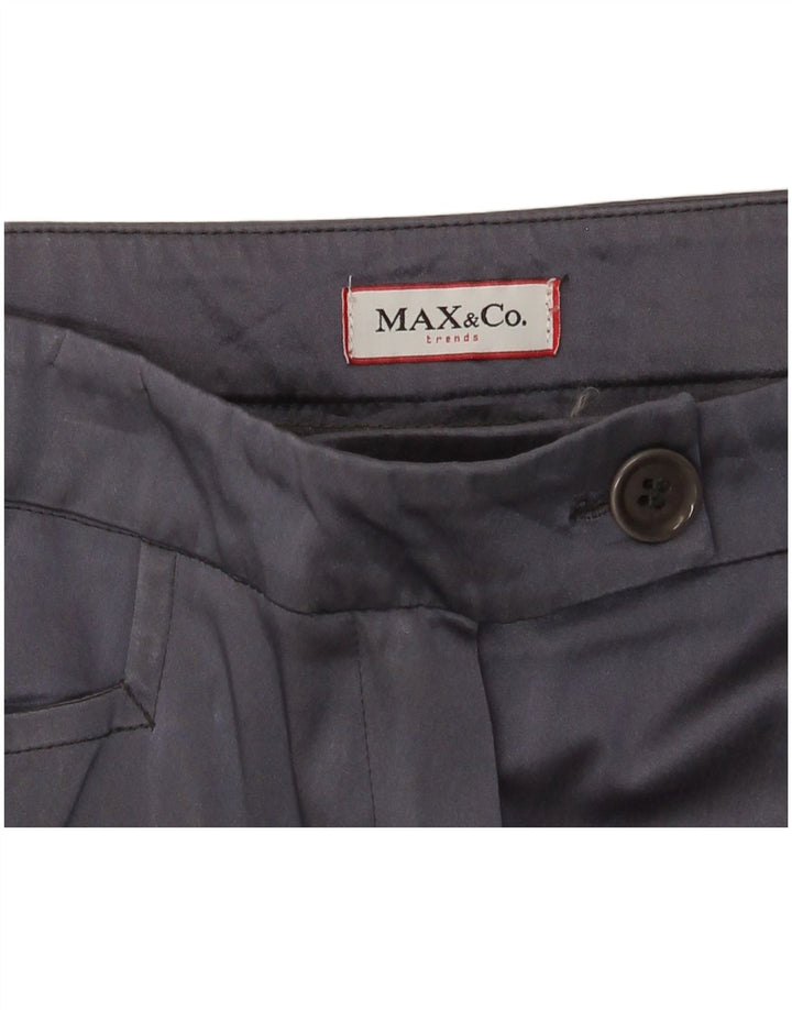 Max & Co. Pantaloni casual drepti pentru femei W28 L29 bleumarin