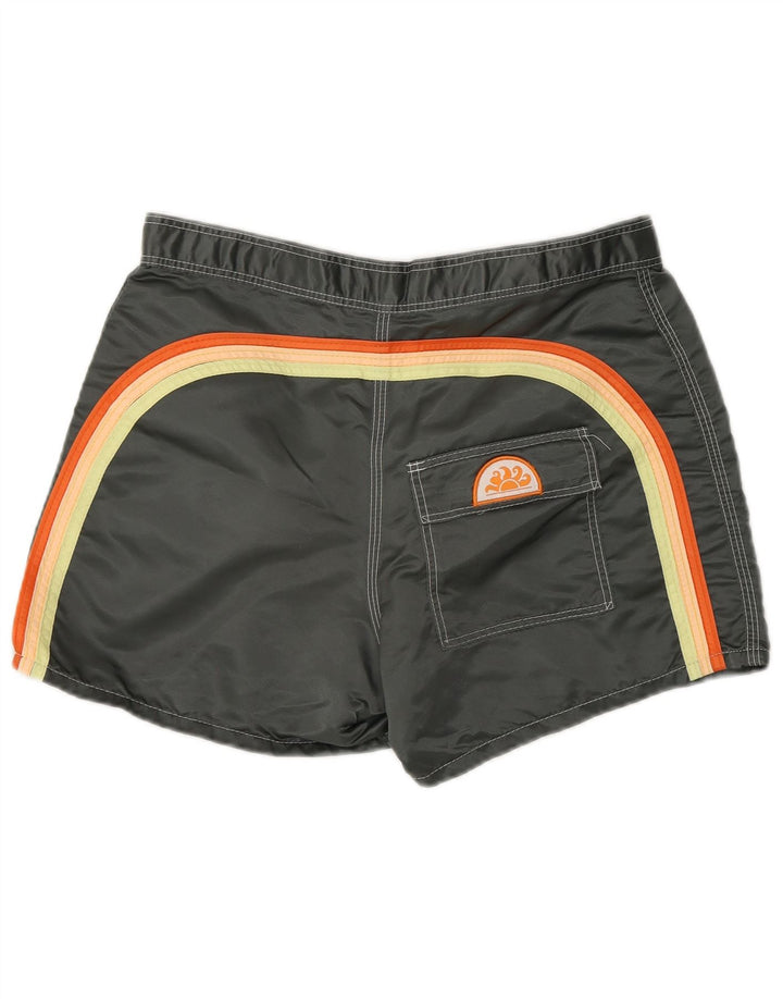 Sundek Pantaloni scurți de înot pentru bărbați, nailon, gri mediu