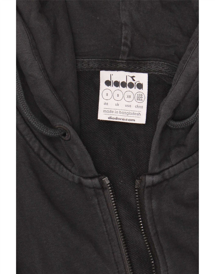 Pulover Diadora pentru bărbați, cu fermoar, mic negru