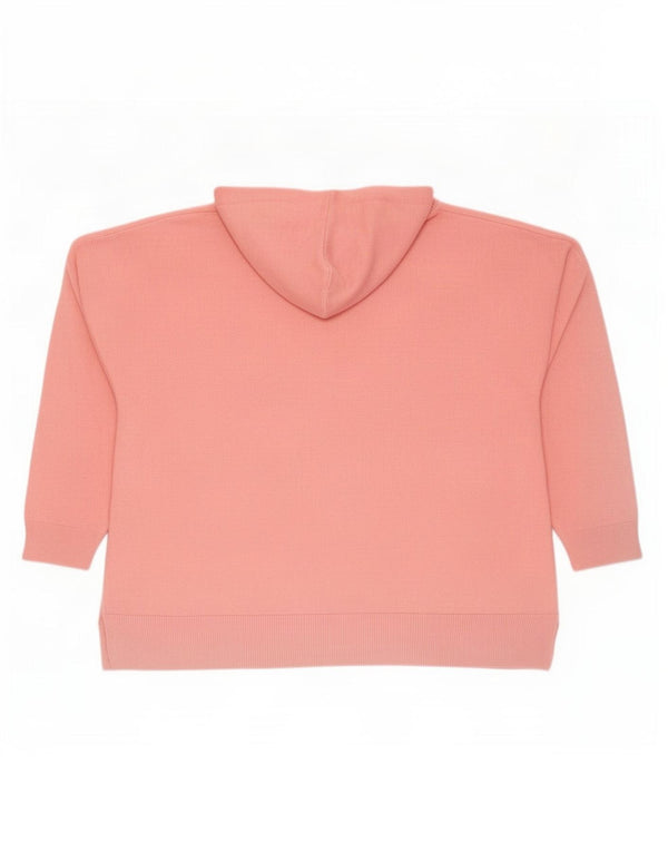 Pulover oversize cu glugă pentru femei Marks & Spencer UK 18 XL roz