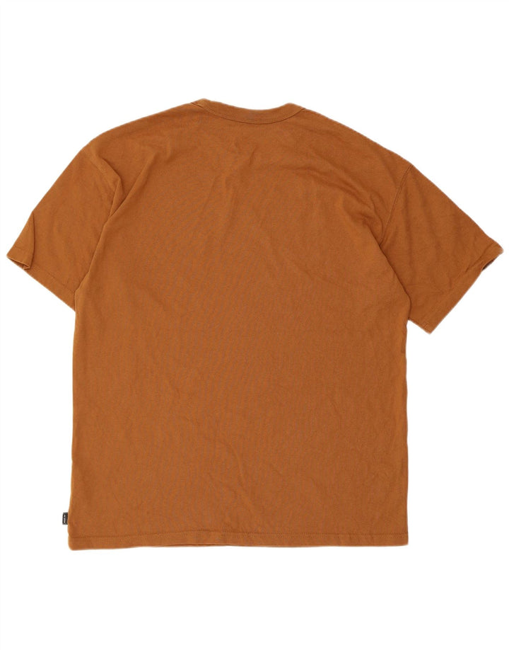 Tricou Nike pentru bărbați, cu o formă lejeră, top din bumbac maro mediu