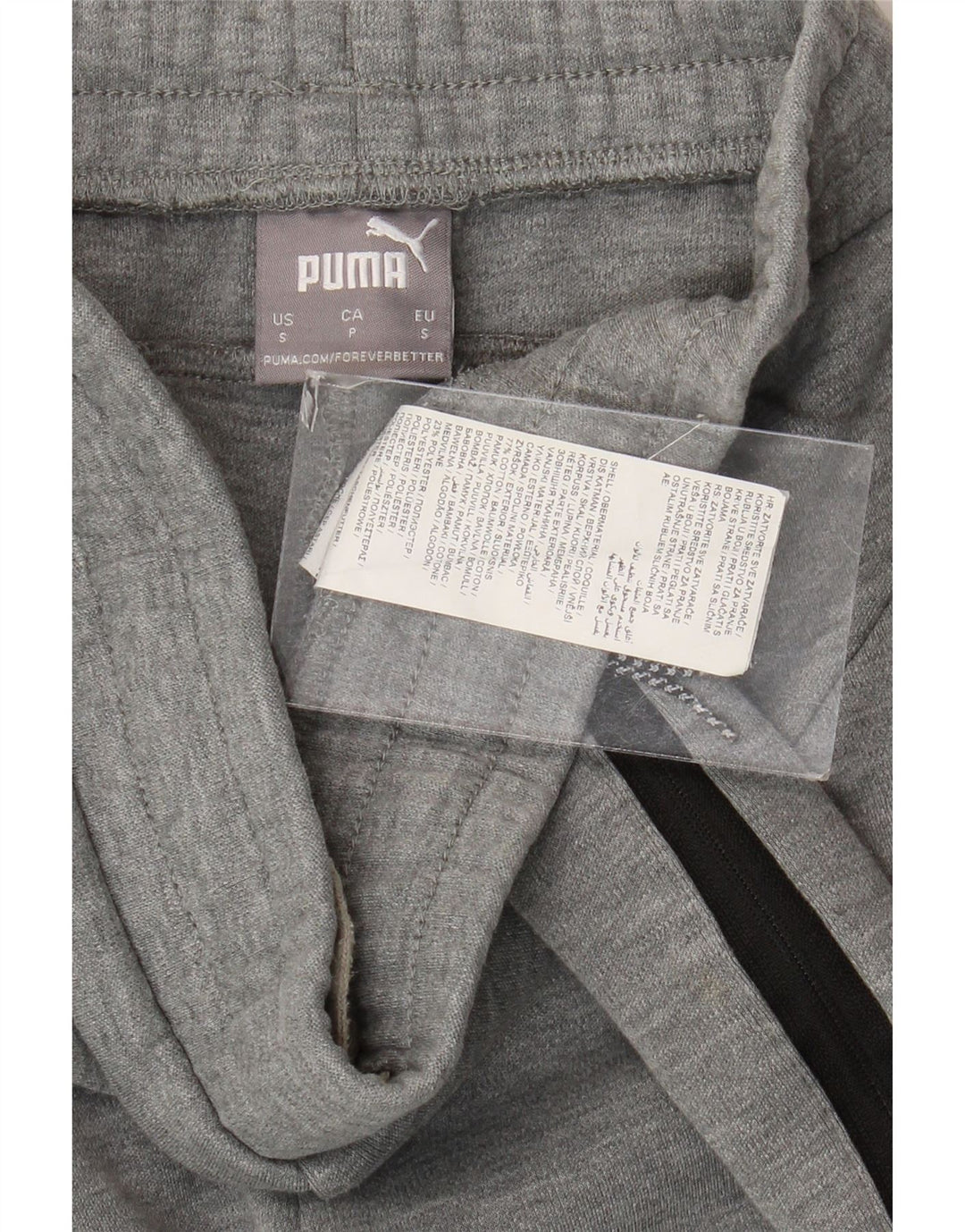 Pantaloni de trening PUMA pentru bărbați, bumbac cu pete gri mici