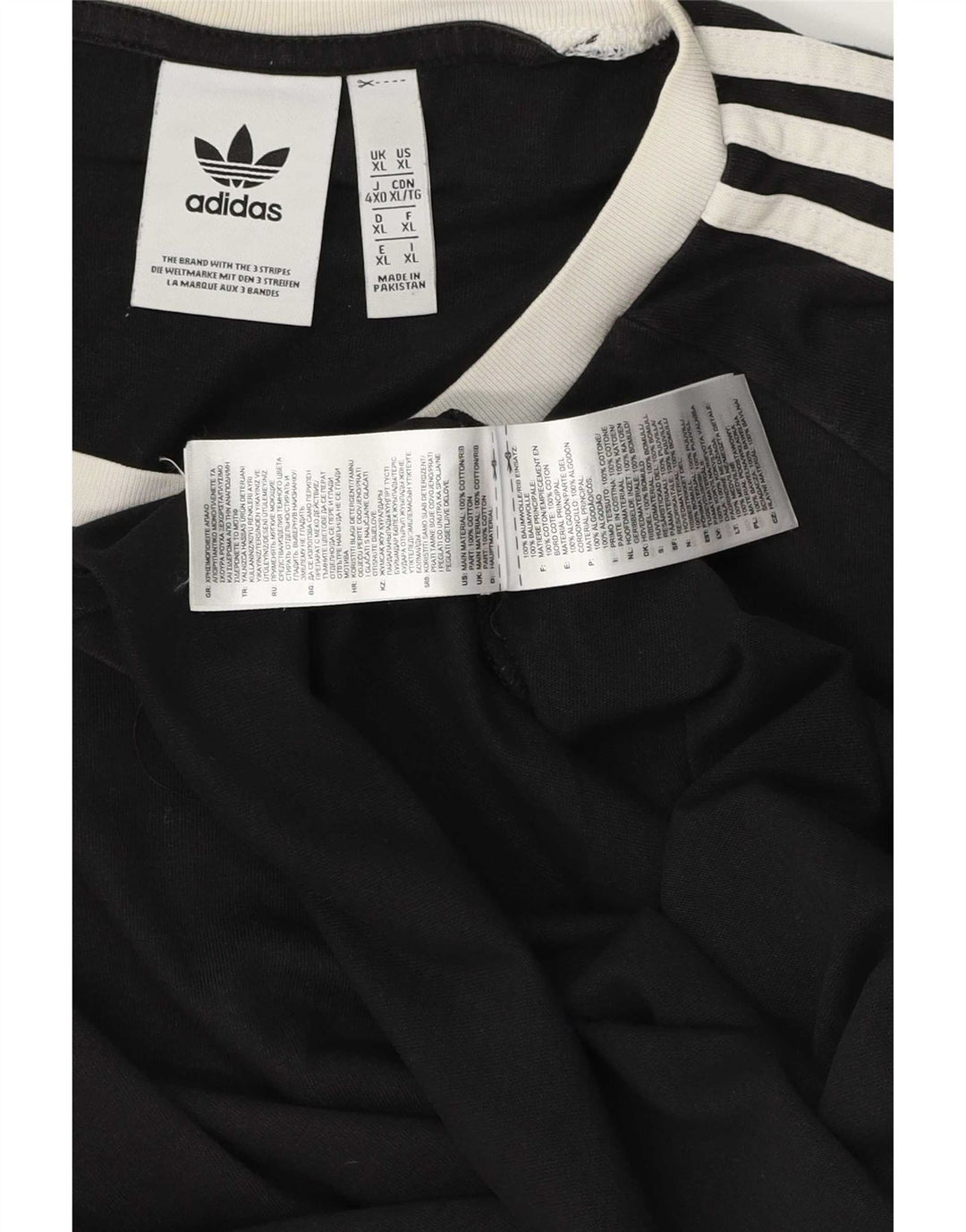 Tricou pentru bărbați Adidas Top XL bumbac negru