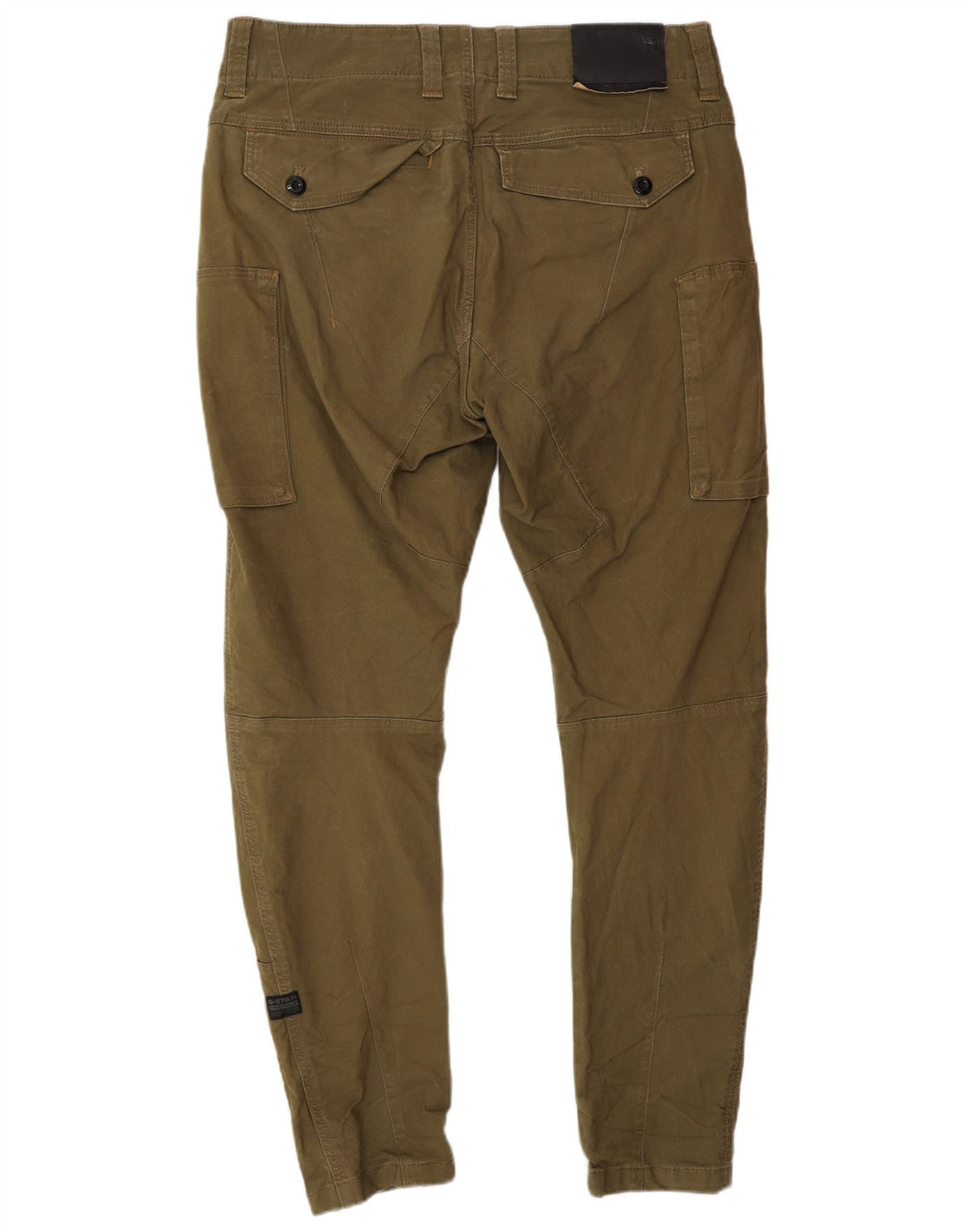 G-STAR Pantaloni Cargo Banana Slim pentru bărbați L34 L30 Kaki Bumbac Army