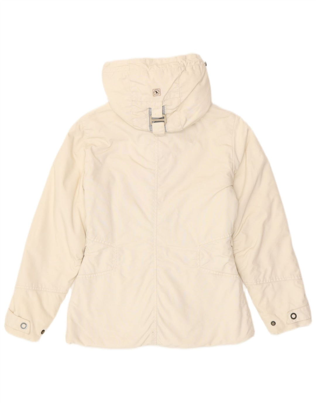 Jachetă de vânt cu glugă pentru femei CAPE HORN UK 14 Medium Off White
