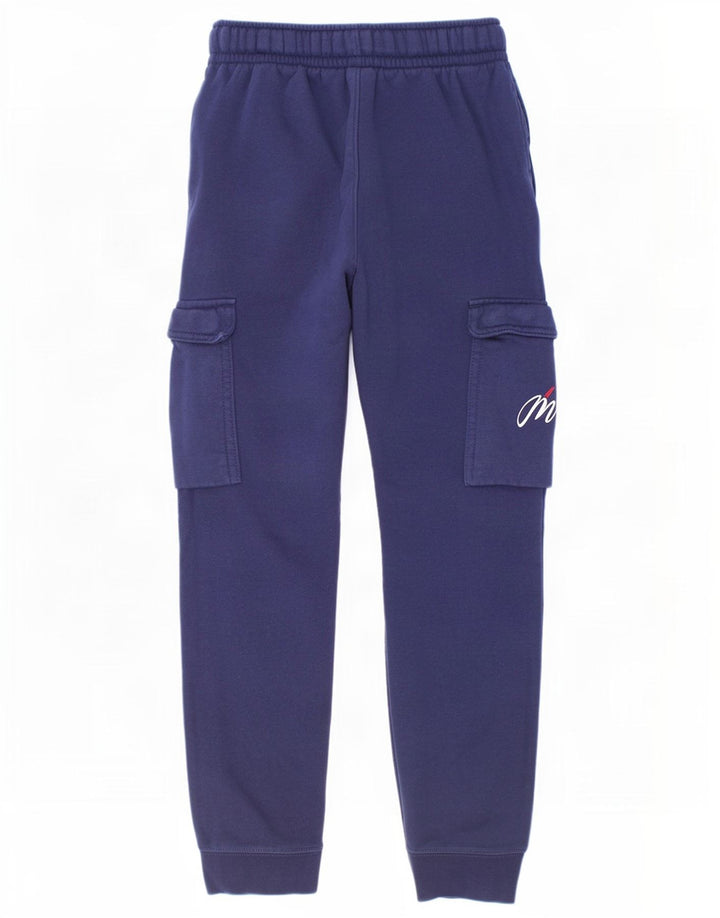 Pantaloni de trening cargo Nike pentru băieți Pantaloni de jogging 10-11 ani, mijlocii, bleumarin