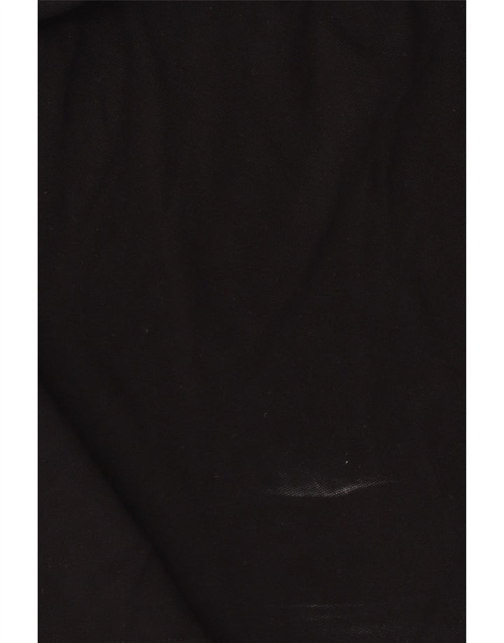 Tricou polo pentru bărbați Hugo Boss, bumbac negru mare