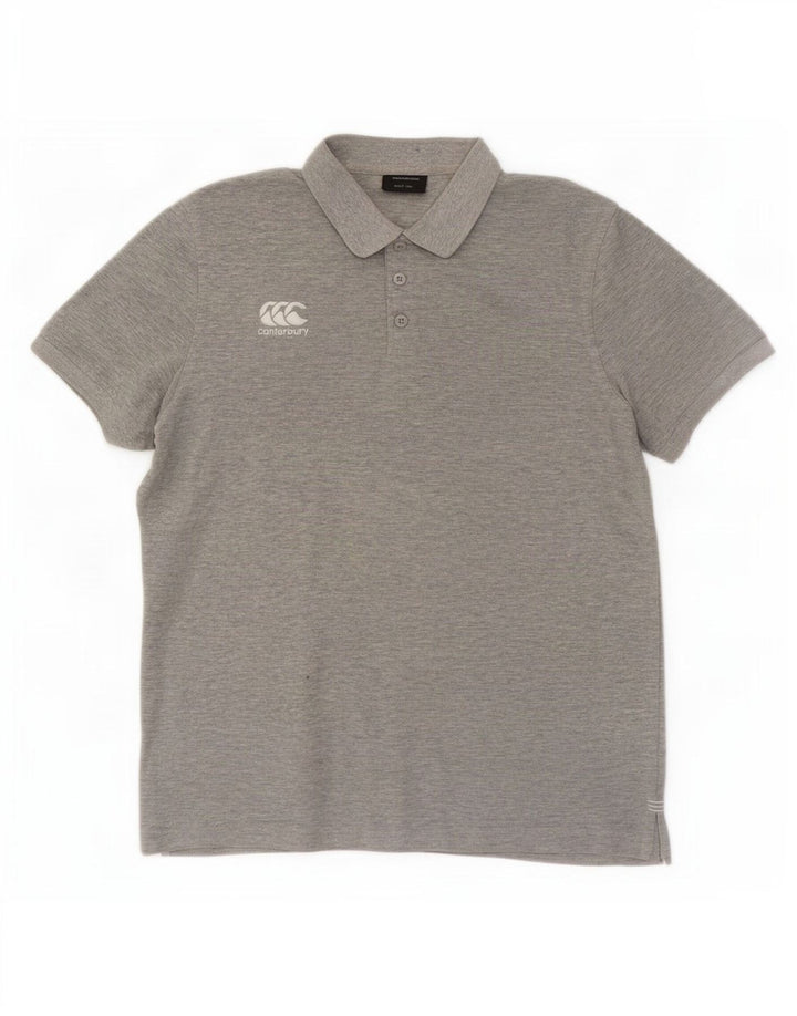 Cămașă polo Canterbury pentru bărbați, mare, gri