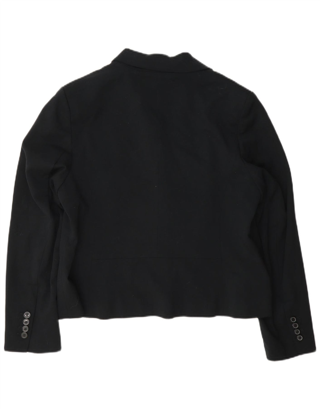 Jachetă Marks & Spencer pentru femei Crop cu 2 nasturi, UK 16, mare, neagră