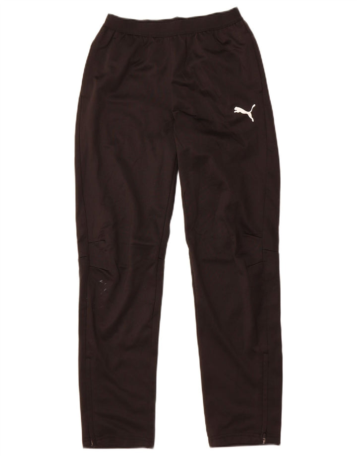 Pantaloni de trening Puma pentru baieti 11-12 ani poliester negru