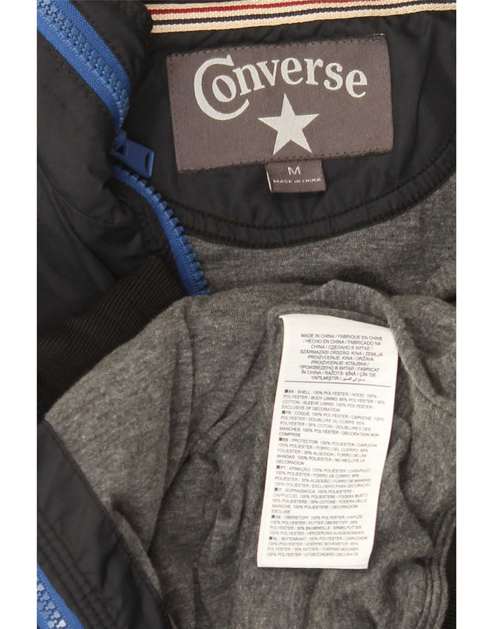 Jachetă bomber cu glugă Converse pentru bărbați UK 38 Medium bleumarin poliester