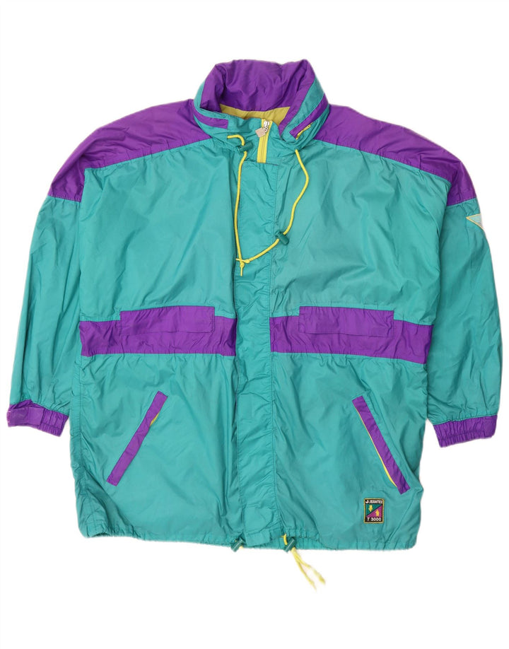 Jachetă de ploaie Jeantex pentru bărbați UK 42 XL Turcoaz Poliamidă color bloc