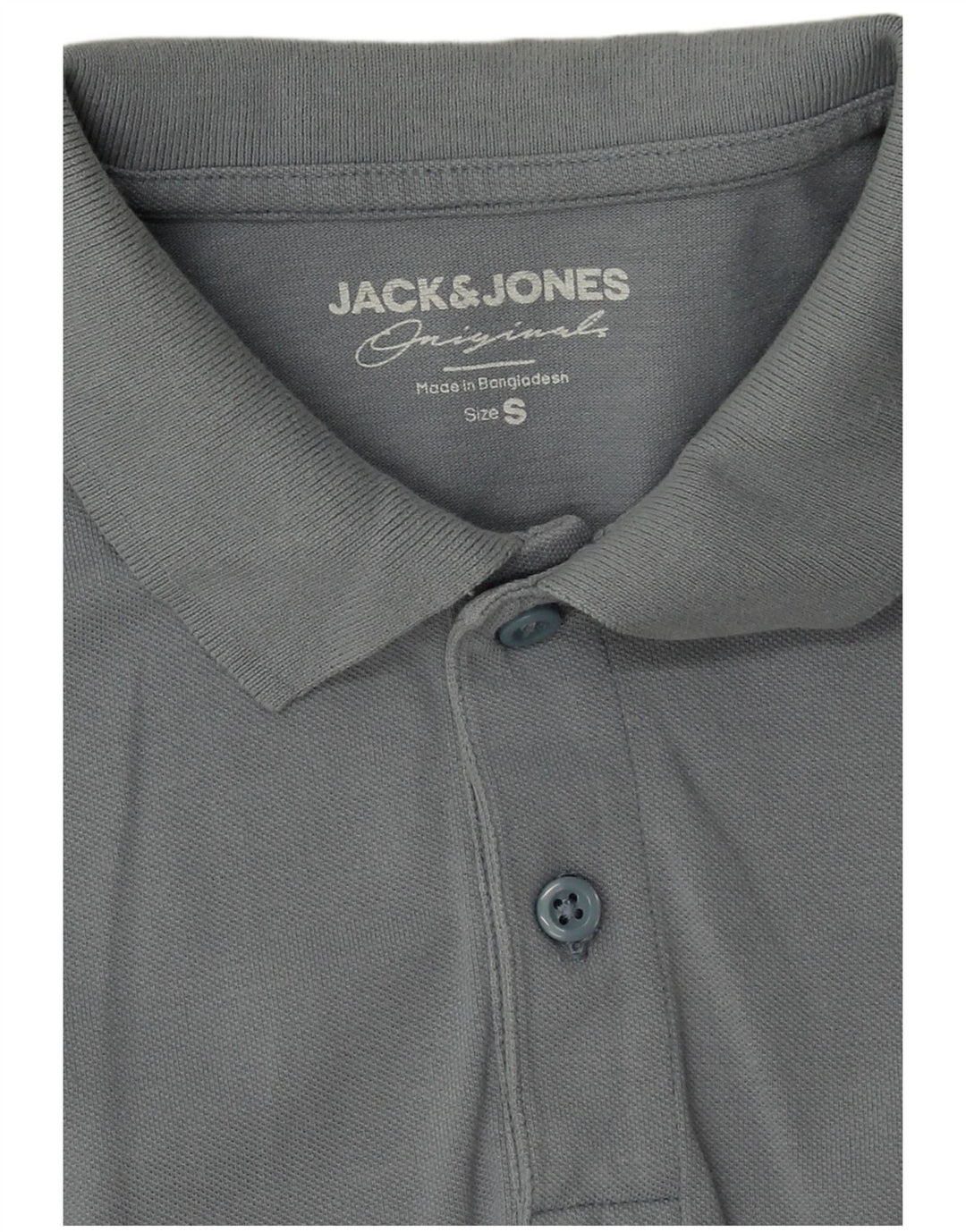 Tricou polo Jack & Jones pentru bărbați, bumbac albastru mic