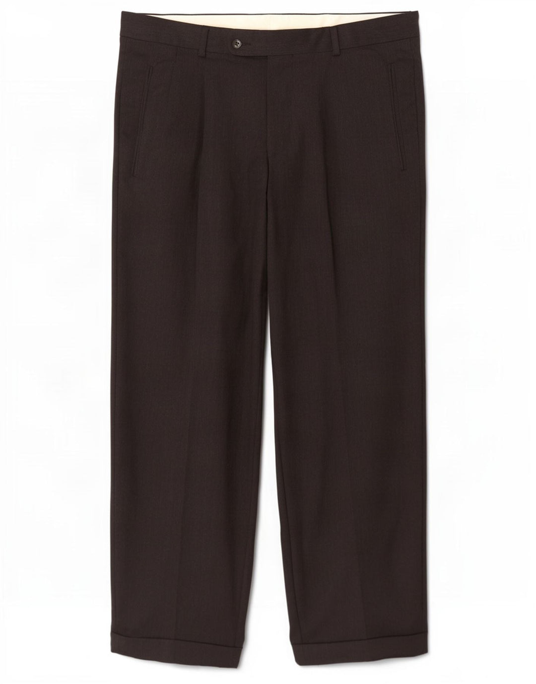 Pantaloni de costum pentru bărbați Hugo Boss L34 L30 Lână neagră