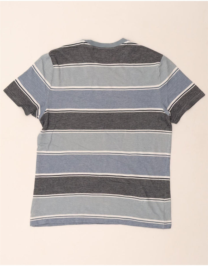 PENGUIN Tricou pentru bărbați Top mare din bumbac cu dungi albastre