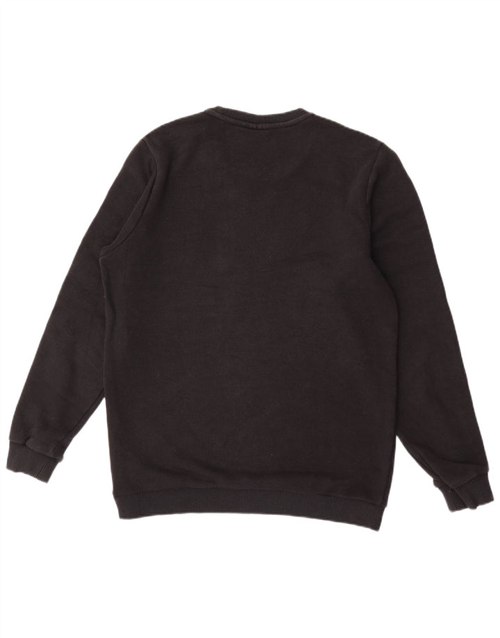 Hanorac cu grafic pentru bărbați Fila Pulover mic, negru, color block, bumbac