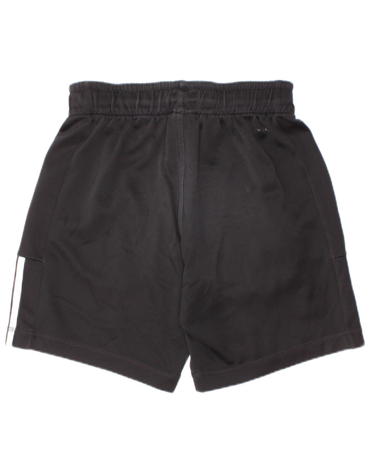 Pantaloni scurți sport adidas Climalite pentru băieți 9-10 ani poliester negru