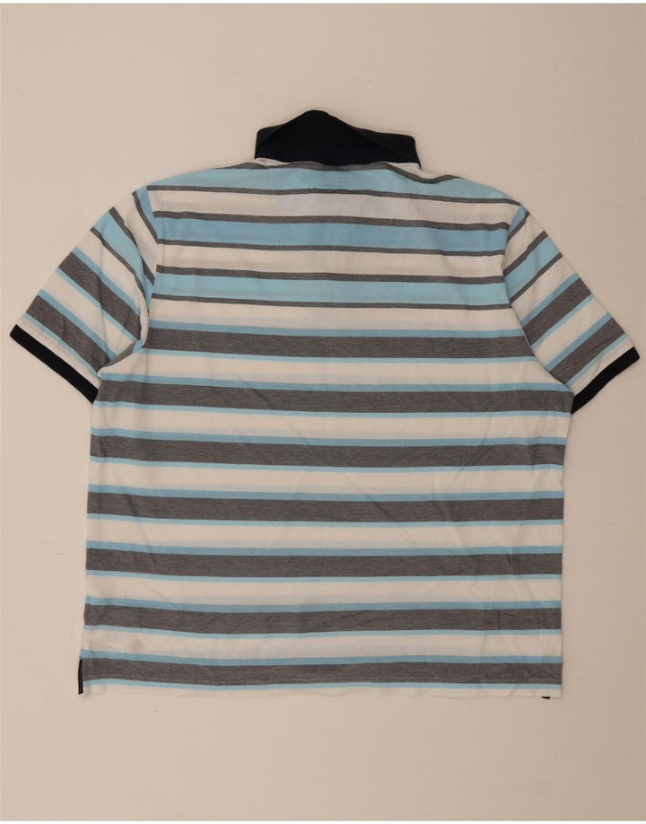 Tricou polo pentru bărbați Marks & Spencer Blue Harbour 2XL, cu dungi multicolore