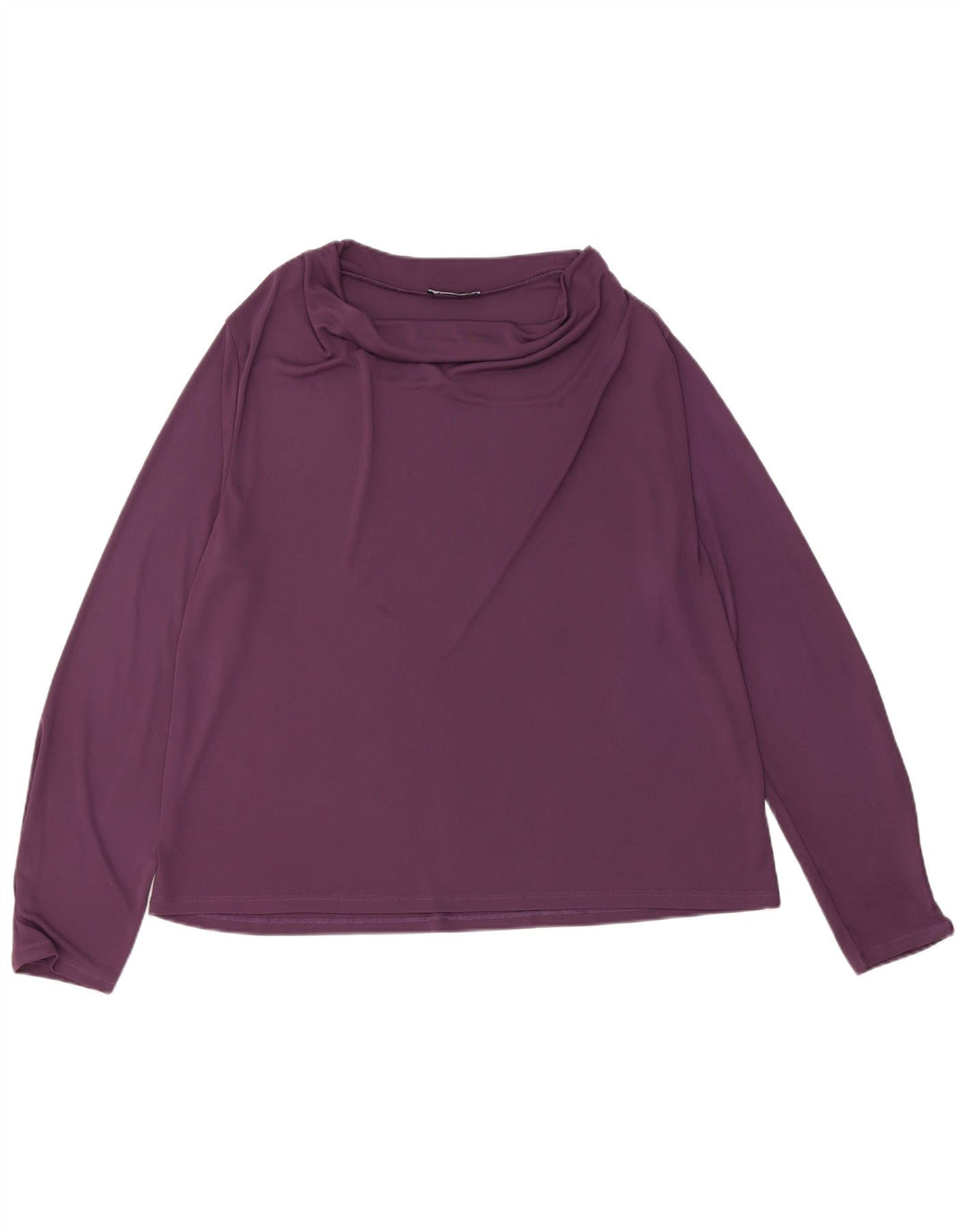 Top obișnuit pentru femei Zara cu mânecă lungă UK 18 XL violet