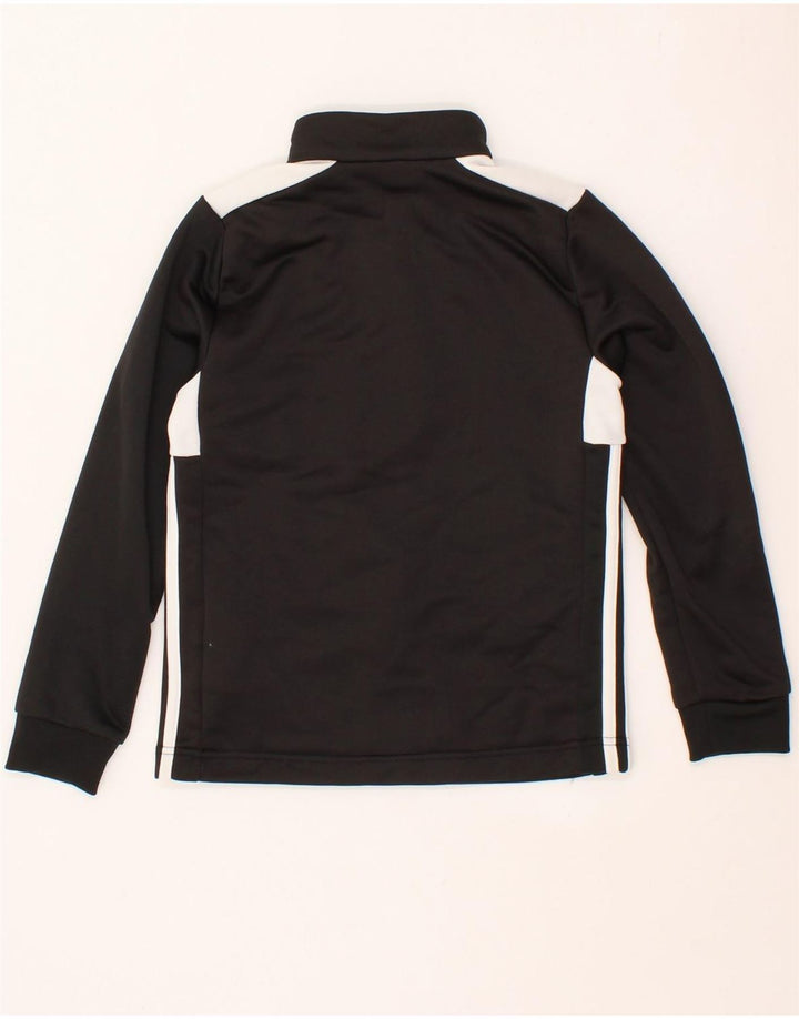 ADIDAS Boys Tracksuit Top Jacket 9-10 Years  Black Colourblock Polyester Vintage Adidas and Second-Hand Adidas from Messina Hembry 