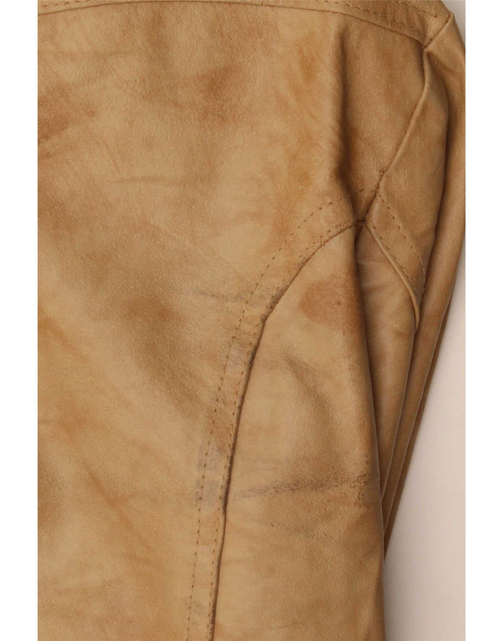 Jachetă din piele pentru femei Imperial UK 18 XL Bej