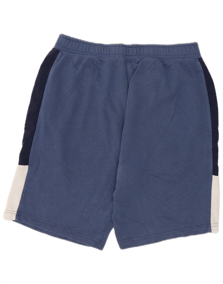 Pantaloni scurți sport Nike pentru bărbați, albastru mediu, bumbac color bloc